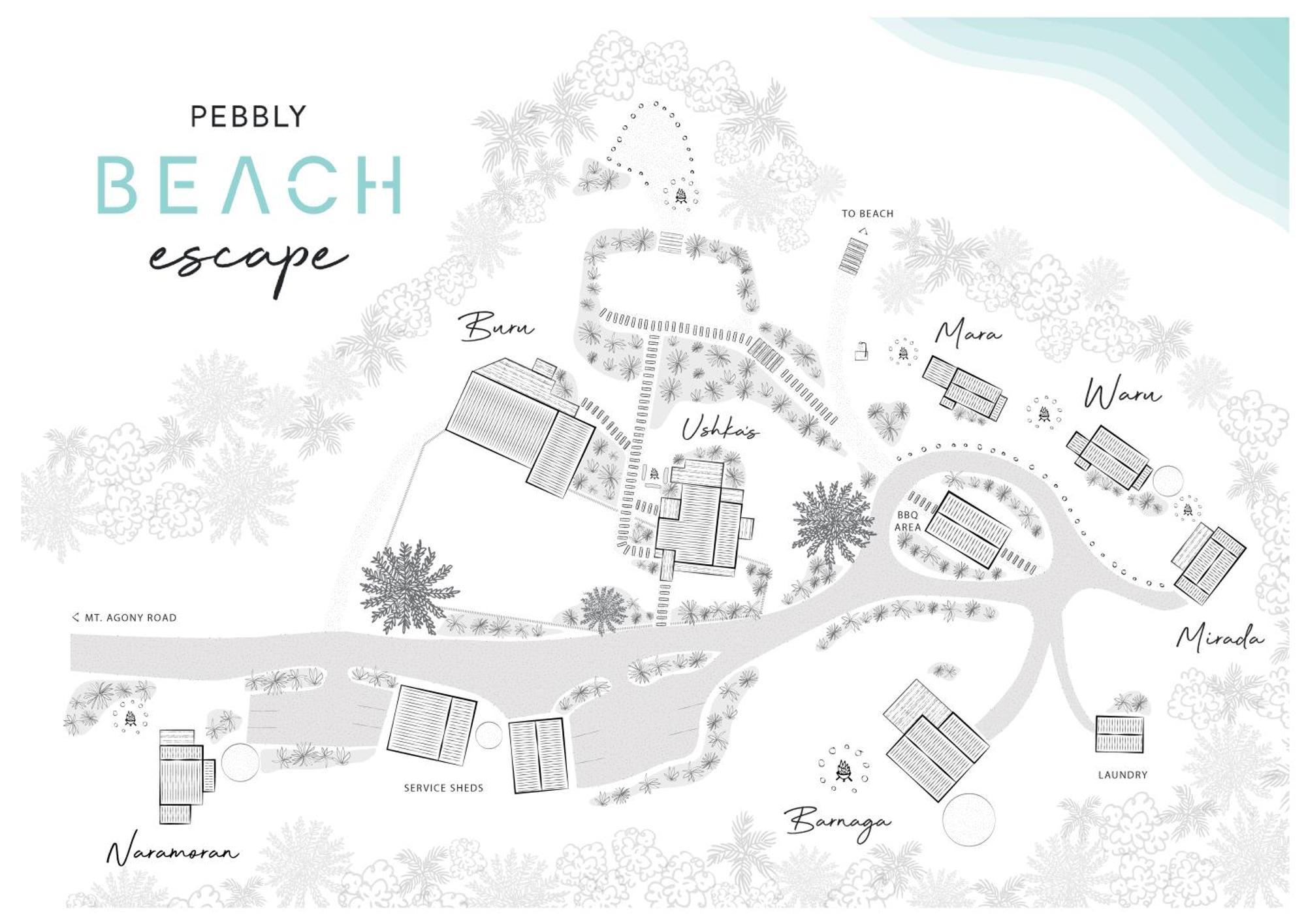 Pebbly Beach Escape East Lynne 외부 사진